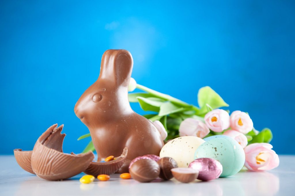 Easter Chequers Matching Green